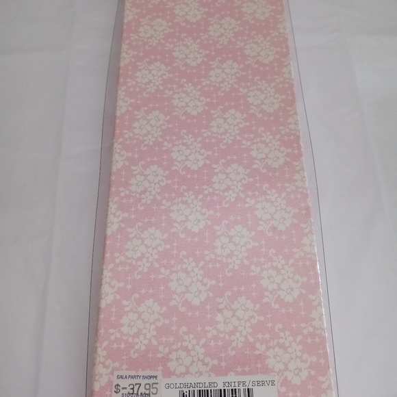 Vintage Hortense B. Hewitt Co. Gold Handled Serving Set. - Picture 5 of 5